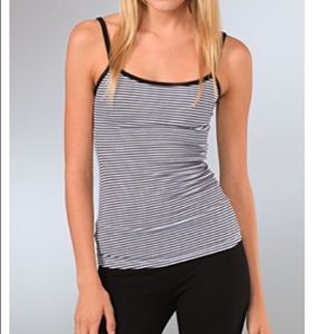 So Low Striped yoga camisole